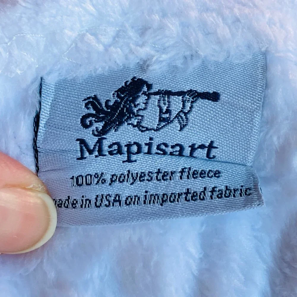 NEW without TAGS PLUSH illustrated Map of Wellfleet fleece blankets